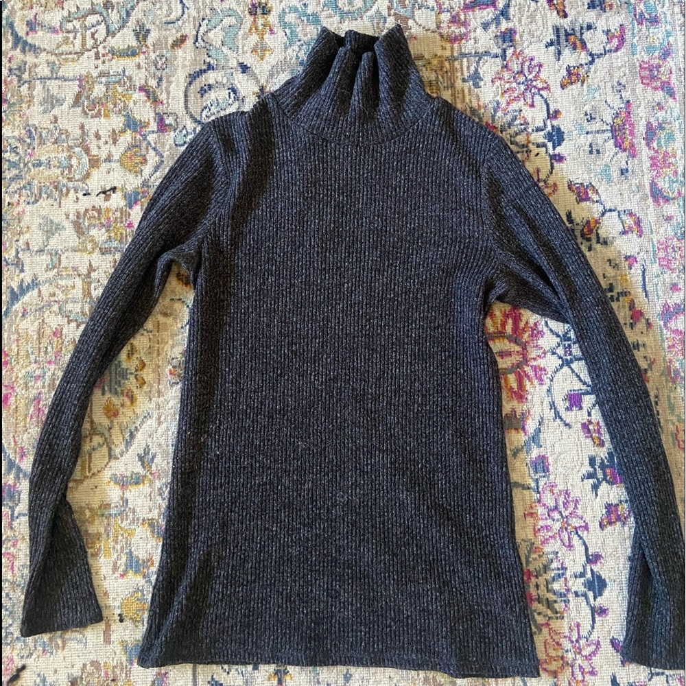 target sweater turtleneck in charcoal